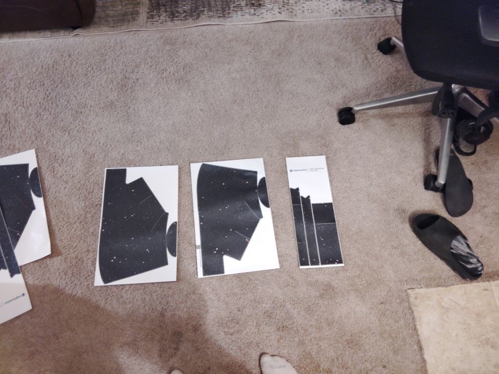 Crazy Cart Decal Galaxy Design