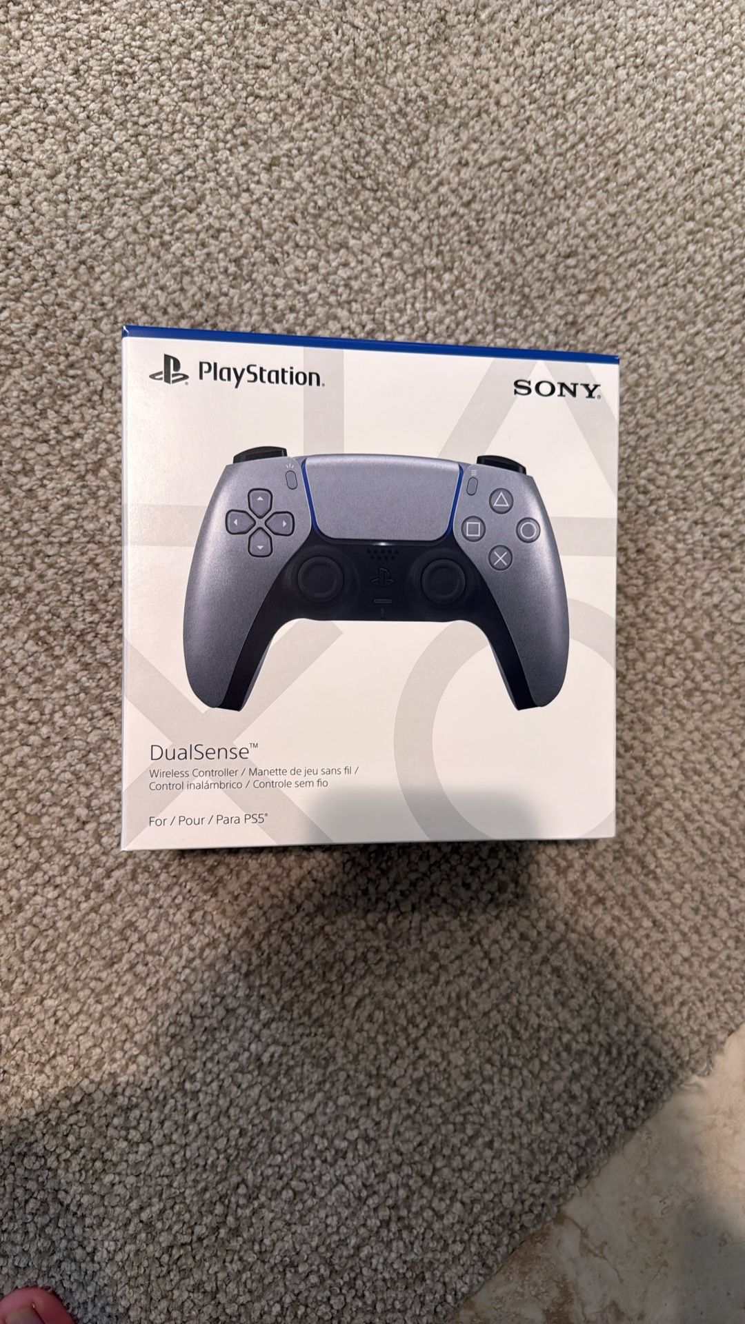 Brand new Factory Sealed Sony PlayStation 5 PS5 Controller Silver