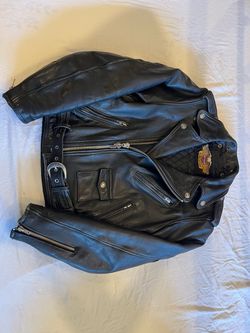 Vintage Harley-Davidson Leather Motorcycle Jacket