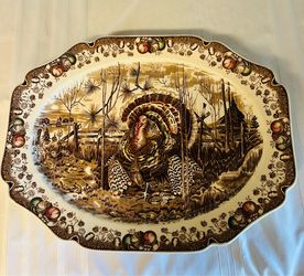 Johnson Bros “His Majesty Turkey Platter”