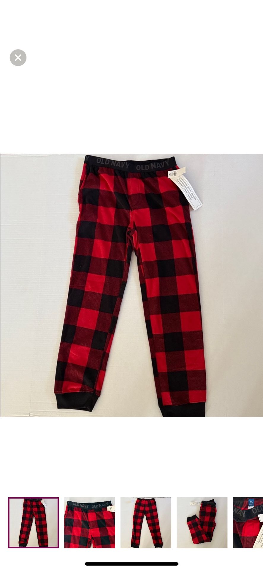Old Navy checkered lounge pants