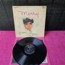 Lena Horne Merry From Lena UAS 6546 Vinyl Record LP Vintage 1966