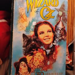 Wizard Of Oz VHS Collector's 50th Anniversary 