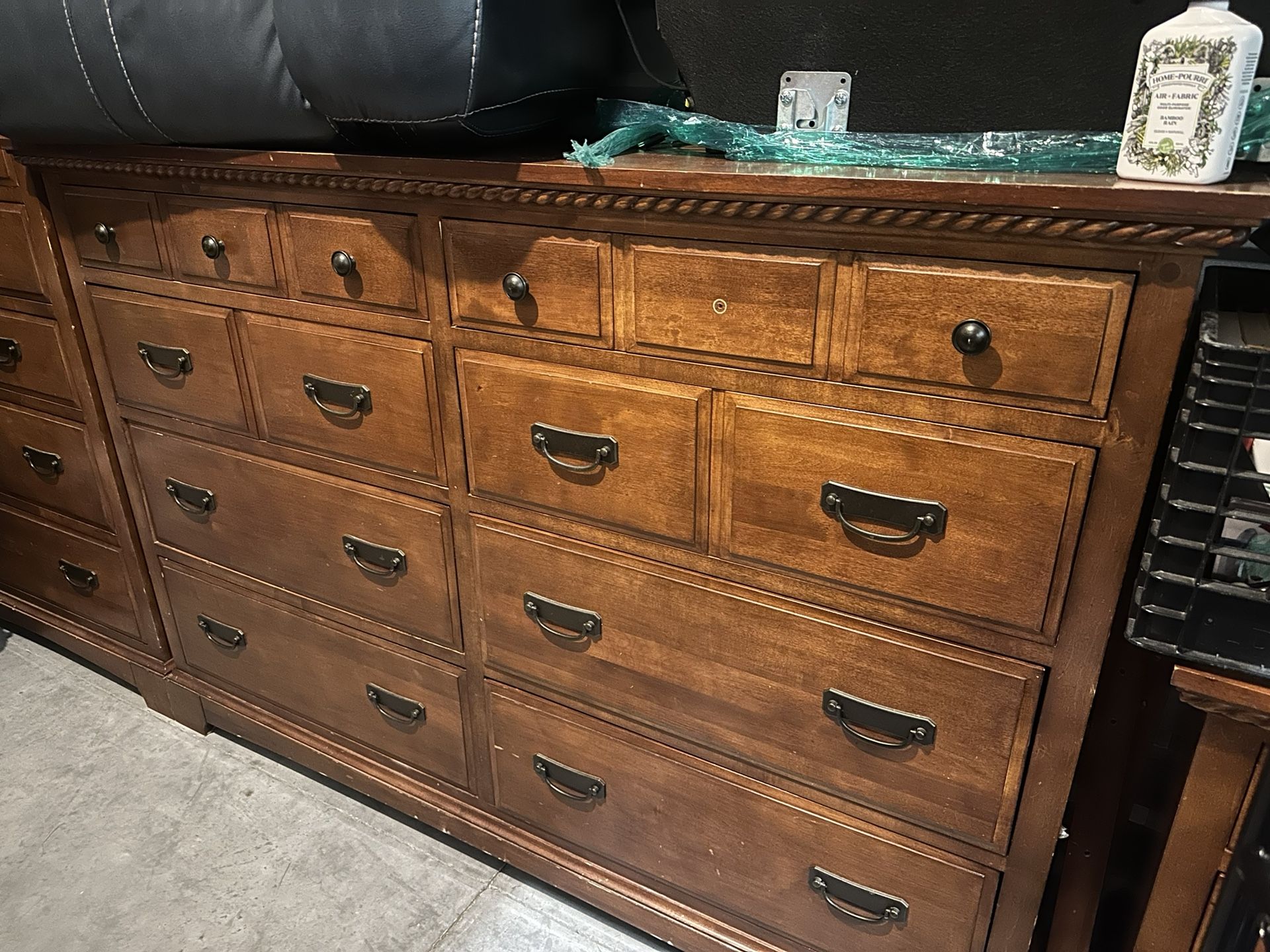 8-Drawer Dress w/ Mirror For Sale