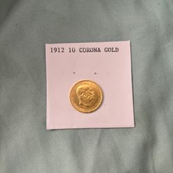 1912 10 Corona Gold