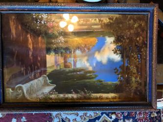 R Atkinson Fox Rose Bower painting