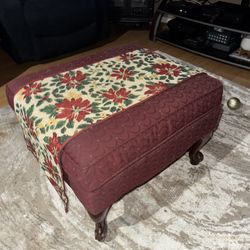 Burgundy Stool