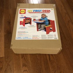 Kids Wooden Desk brand new in box for boys/girls
