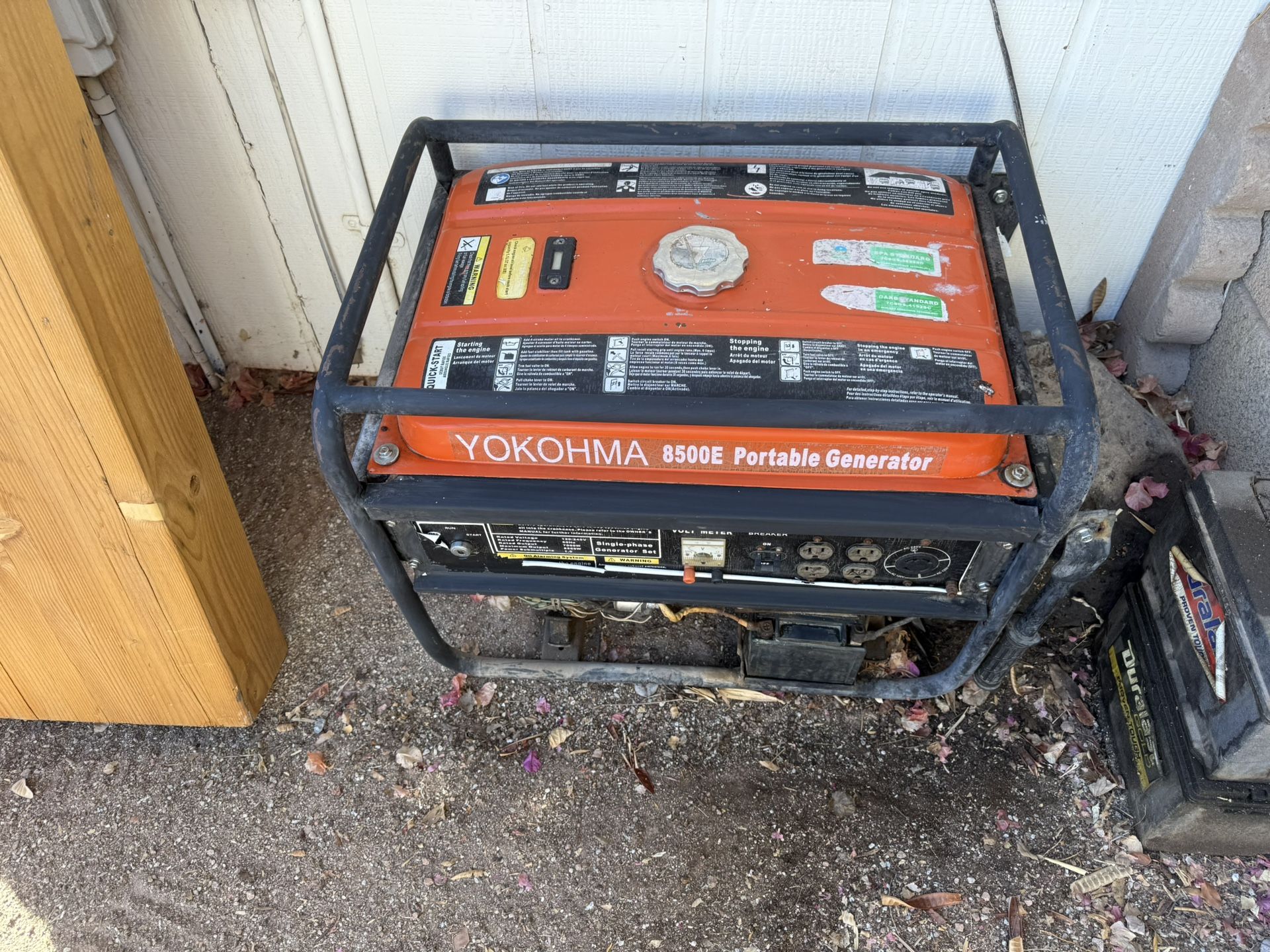“ Big Yokohama Generator “  8500E Model