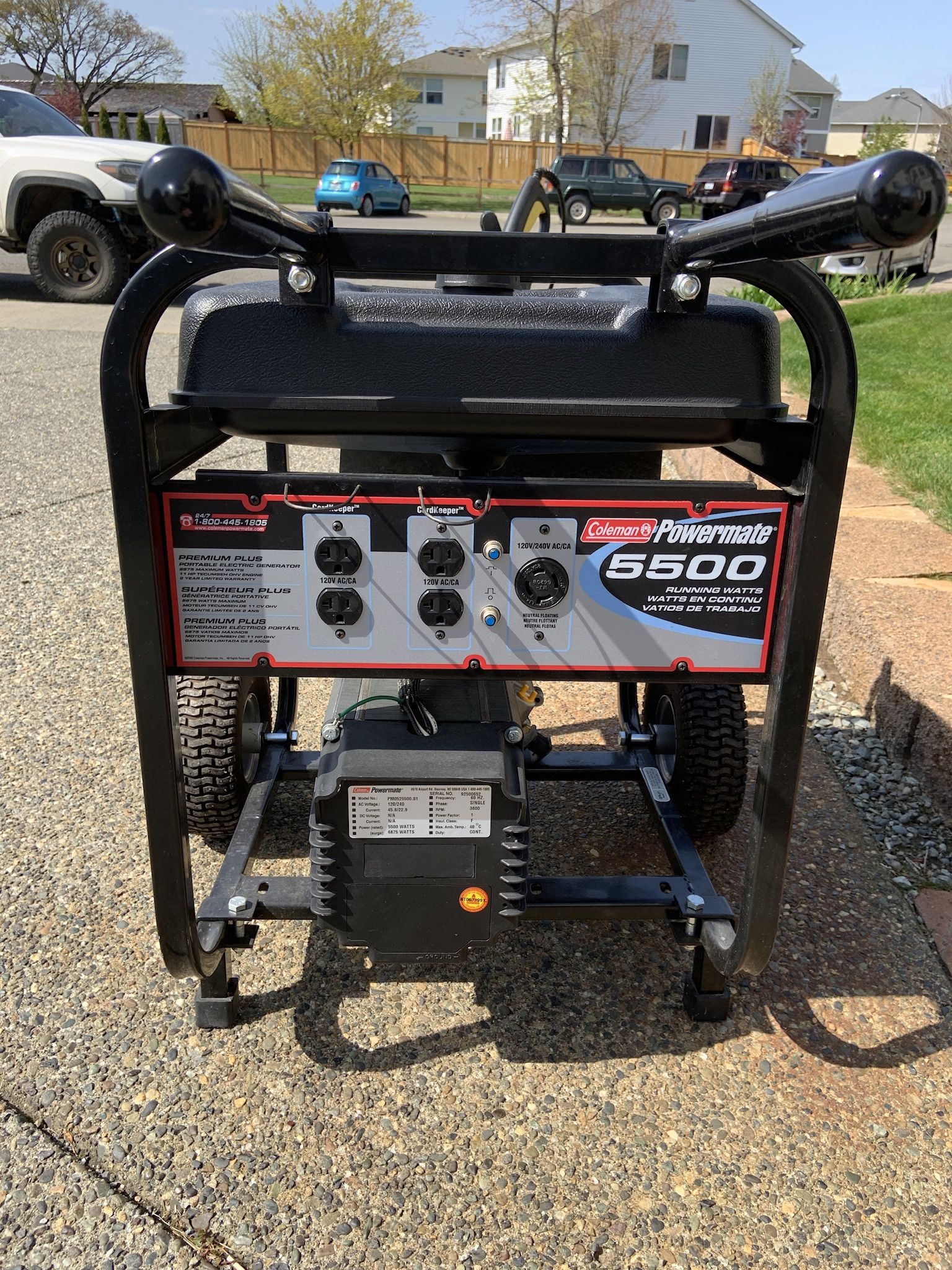  Coleman Powermate 6875 Premium Plus generator