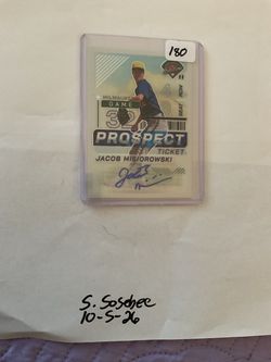 2024 Prospect Edition - Prospect Ticket Auto - Jacob Misiorowski CY YOUNG 2026