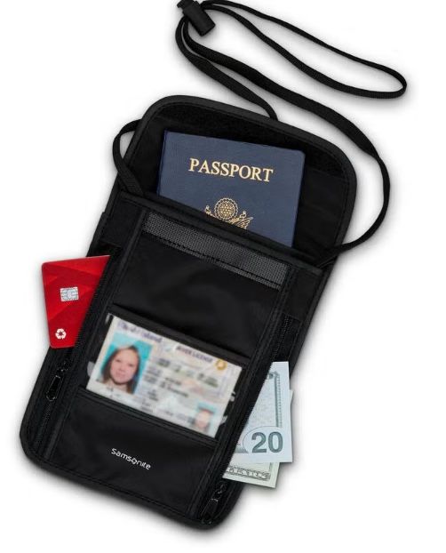 SAMSONITE SECURITY NECK POUCH - NEW