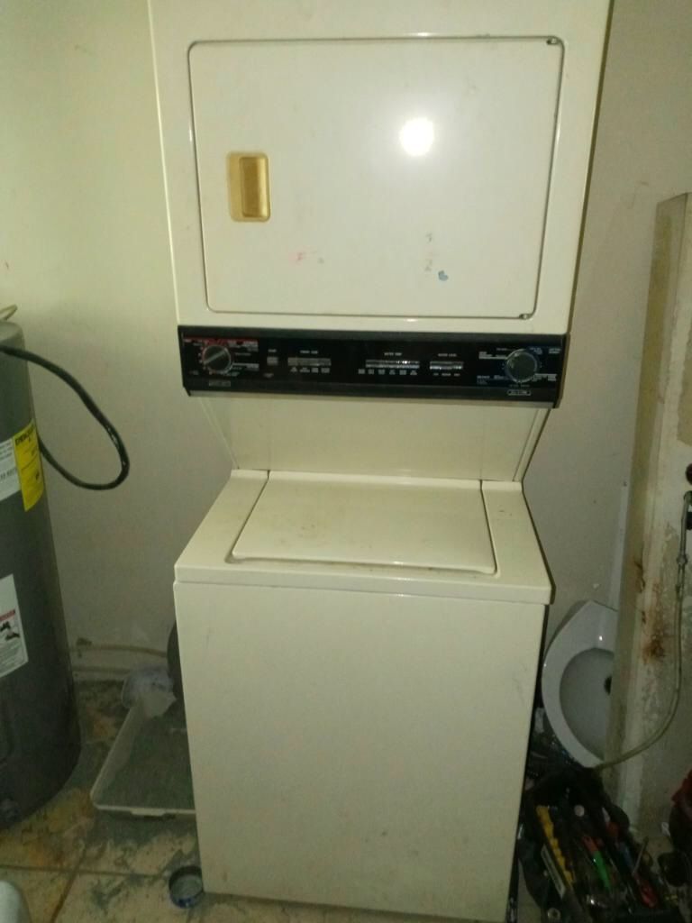 Stacked Washer And Dryer