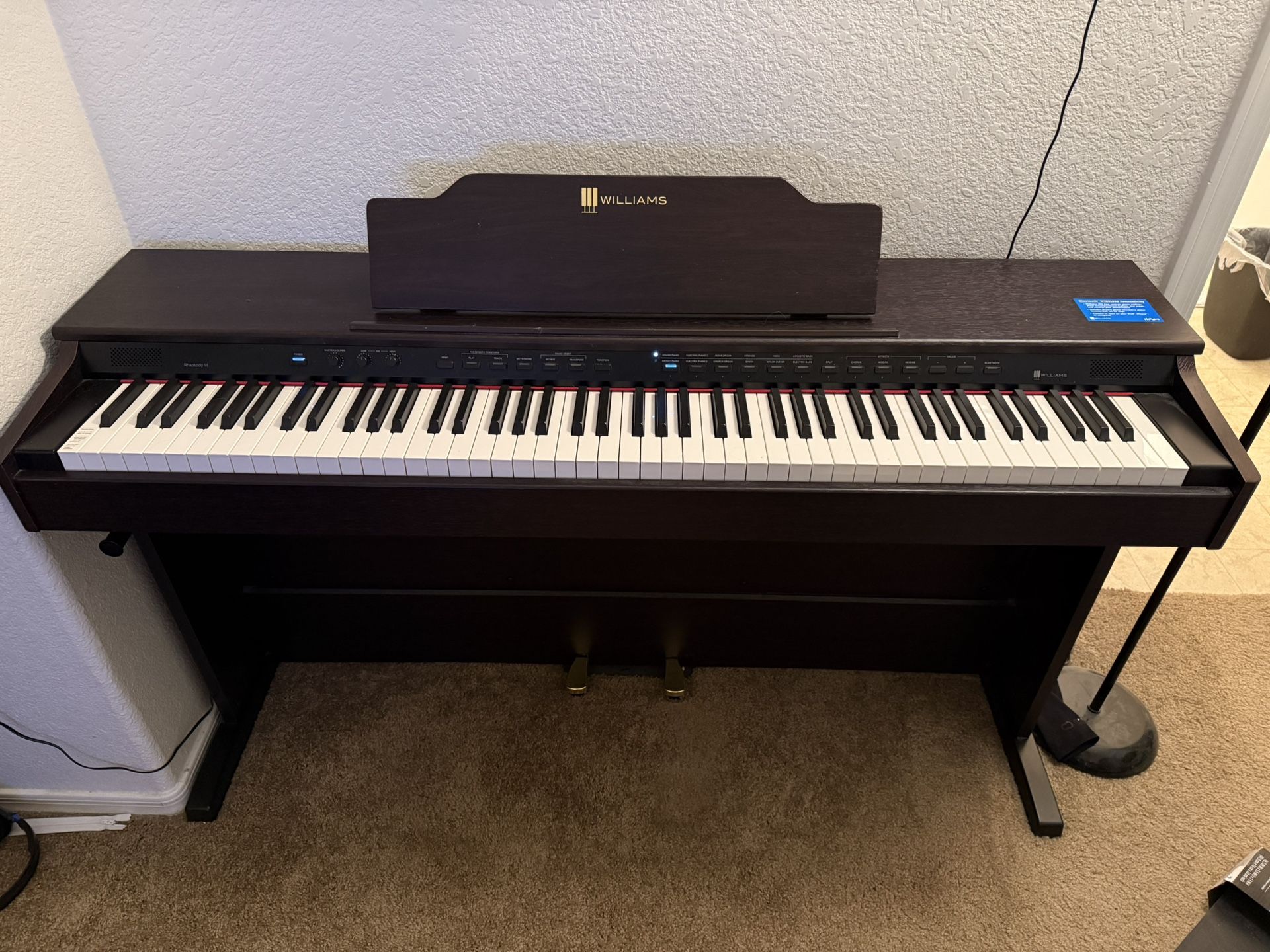 Williams Rhapsody 3 Digital Piano