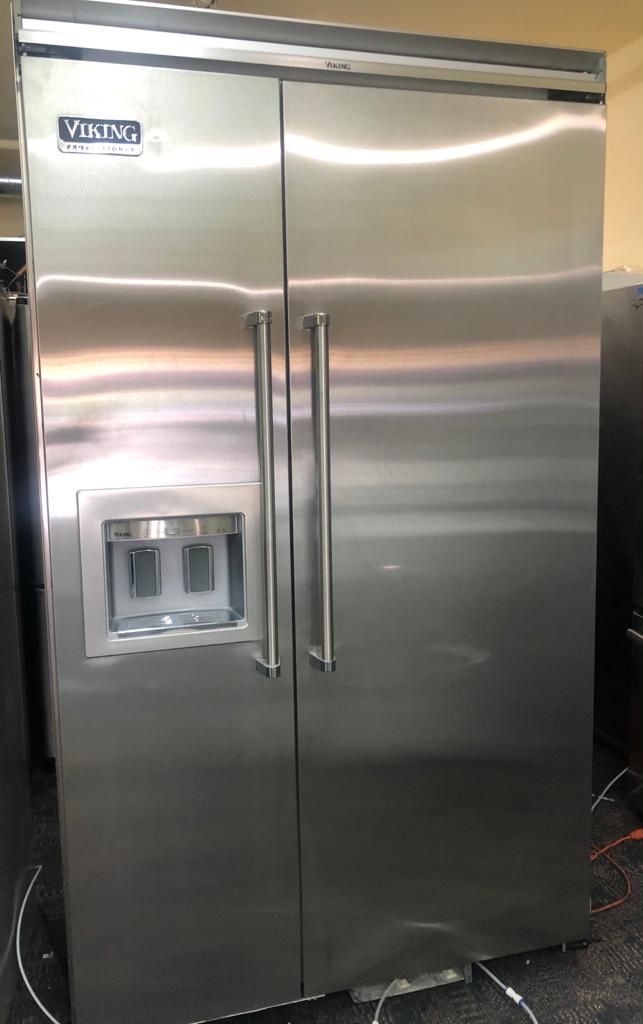 Viking 48” fridge ice maker Stainless Steel