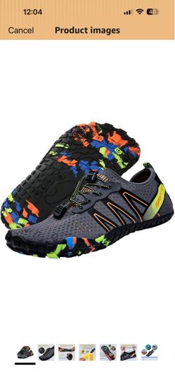 Water Shoes Men Women Barefoot Shoes Outdoor for Beach Aqua Swim Pool River Water Quick Dry Boating Fishing Diving Surfing with Yoga Aerobics