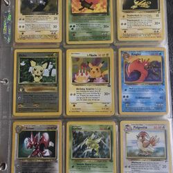 1st Generation Pokémon Cards