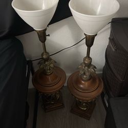 Two Antique Lamps 
