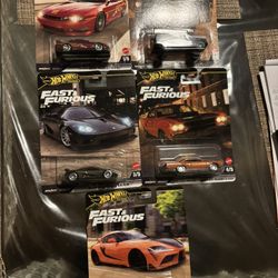 Fast And Furious Hot Wheels Premium Whole Set