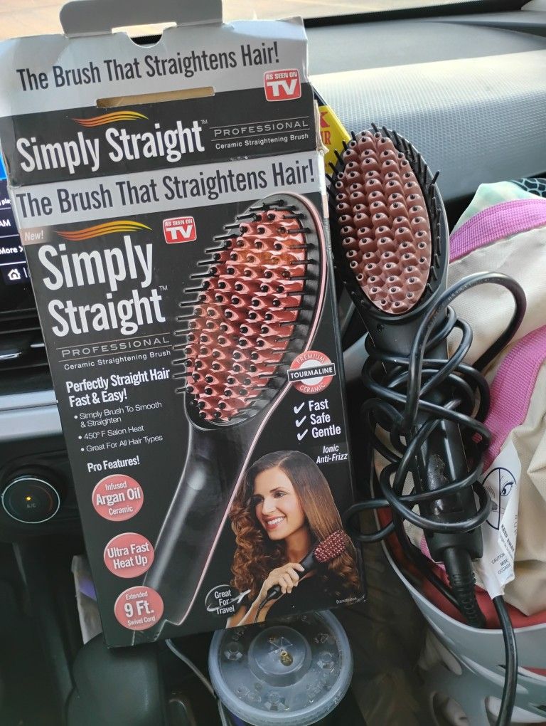 Heated Hair Straightener 