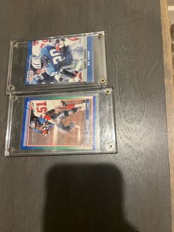 Barry Sanders Detroit Lions Football Cards Lot of 2