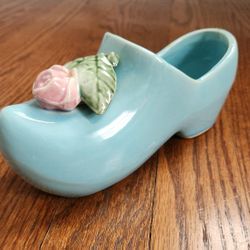Vintage McCoy Pottery Dutch Clog Shoe Planter