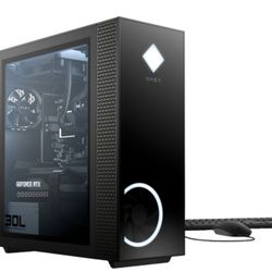 HP OMEN - 30L Gaming Desktop - AMD Ryzen 7 5800X- 16GB Memory - NVIDIA GeForce RTX 3060 Ti - 1TB SSD - Shadow Black