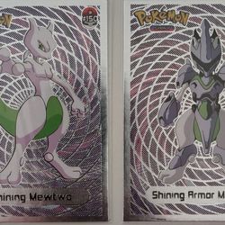 Mewtwo and Mew Peru Tops Cards