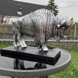 The Silver Buffalo Statue