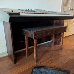 Piano Stand And Bench