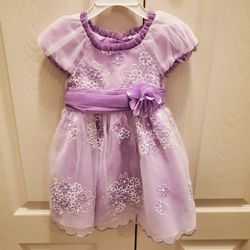 Lilac Toddler Dress