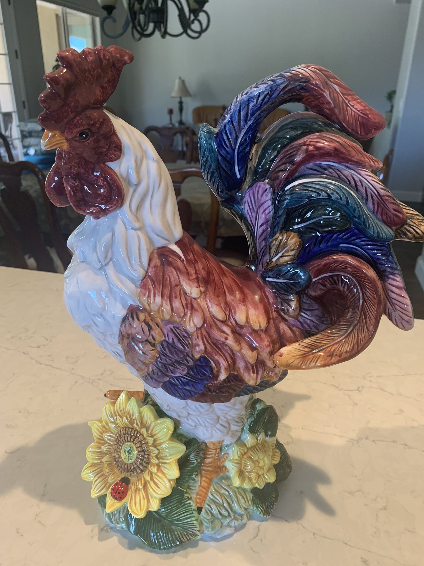 Vintage roosters And hens