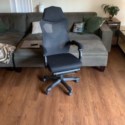 Desk Chair With Leg Rest