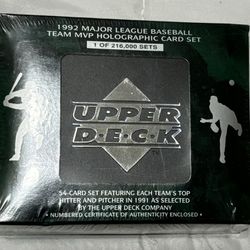 Upper Deck Baseball Cards Holographic 