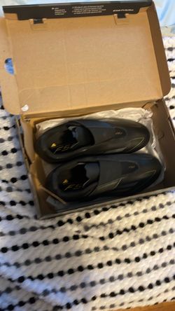 Black Cleats Shoes in Box