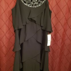 SL Fashion Women Cocktail Dress Black Size 10 New W/tag