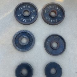 Olympic weight plates 30 lbs total