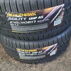 245/40/17 Blackhawk Tires 🛞 $110 Each Tire 