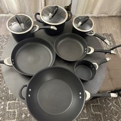 Circulon Symmetry Hard-Amodized Nonstick 10 Piece Cookware Set 