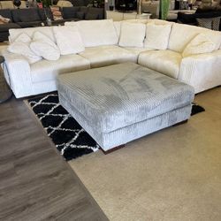 Corduroy 4-piece Corner Sectional