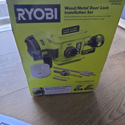 Ryobi Wood/Metal Door Lock Installation Set