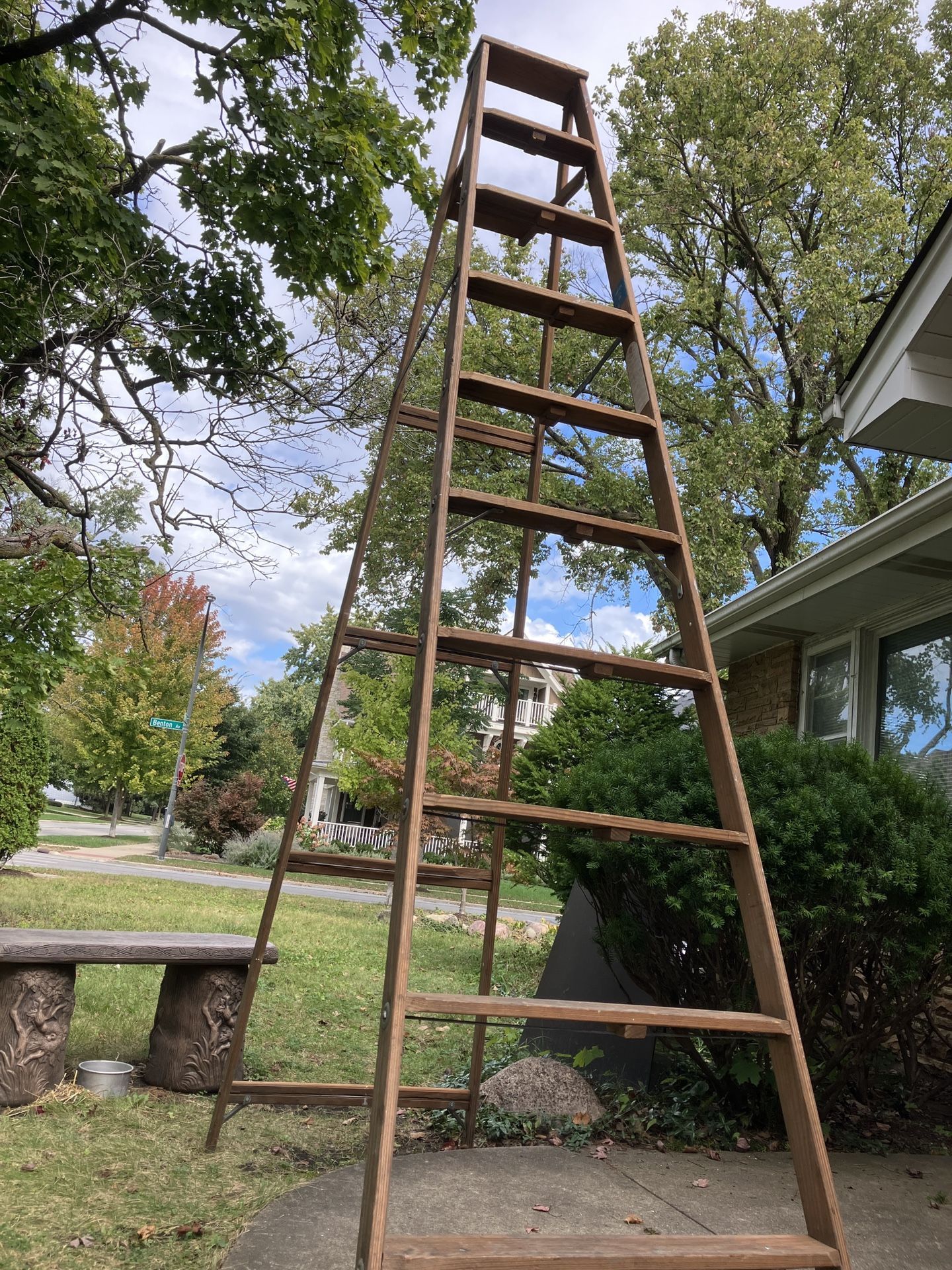 Watling 10’ Wood Step Ladder