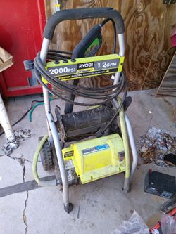 Ryobi electric pressure washer 2000psi