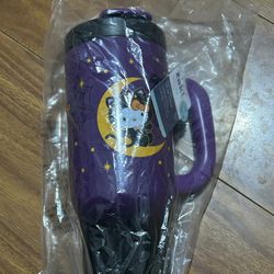 New Hello Kitty Tumbler 2024 Halloween 40oz Zak! Purple Black Cat 2024 CVS