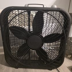 Mainstays 20-inch 3-Speed Box Fan (x2)