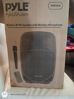 Pyle bt pa /speaker with microphone  brand new open box