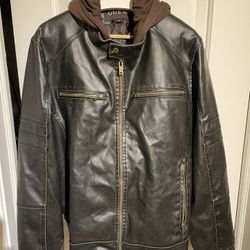 GUESS Faux Leather Jacket