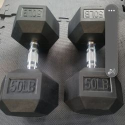 50lbs Dumbells Weights