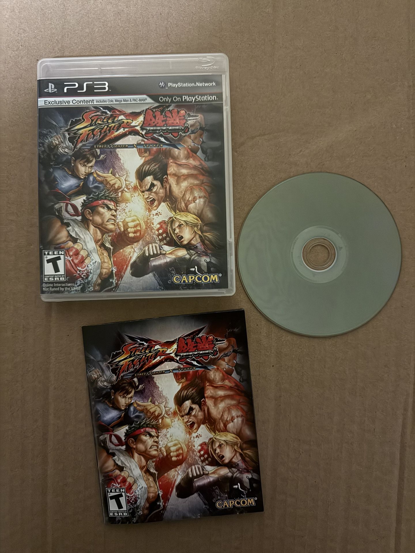 Street Fighter X Tekken (Sony PlayStation 3 2012) PS3 Complete CIB 