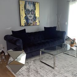 Navy Sofa 